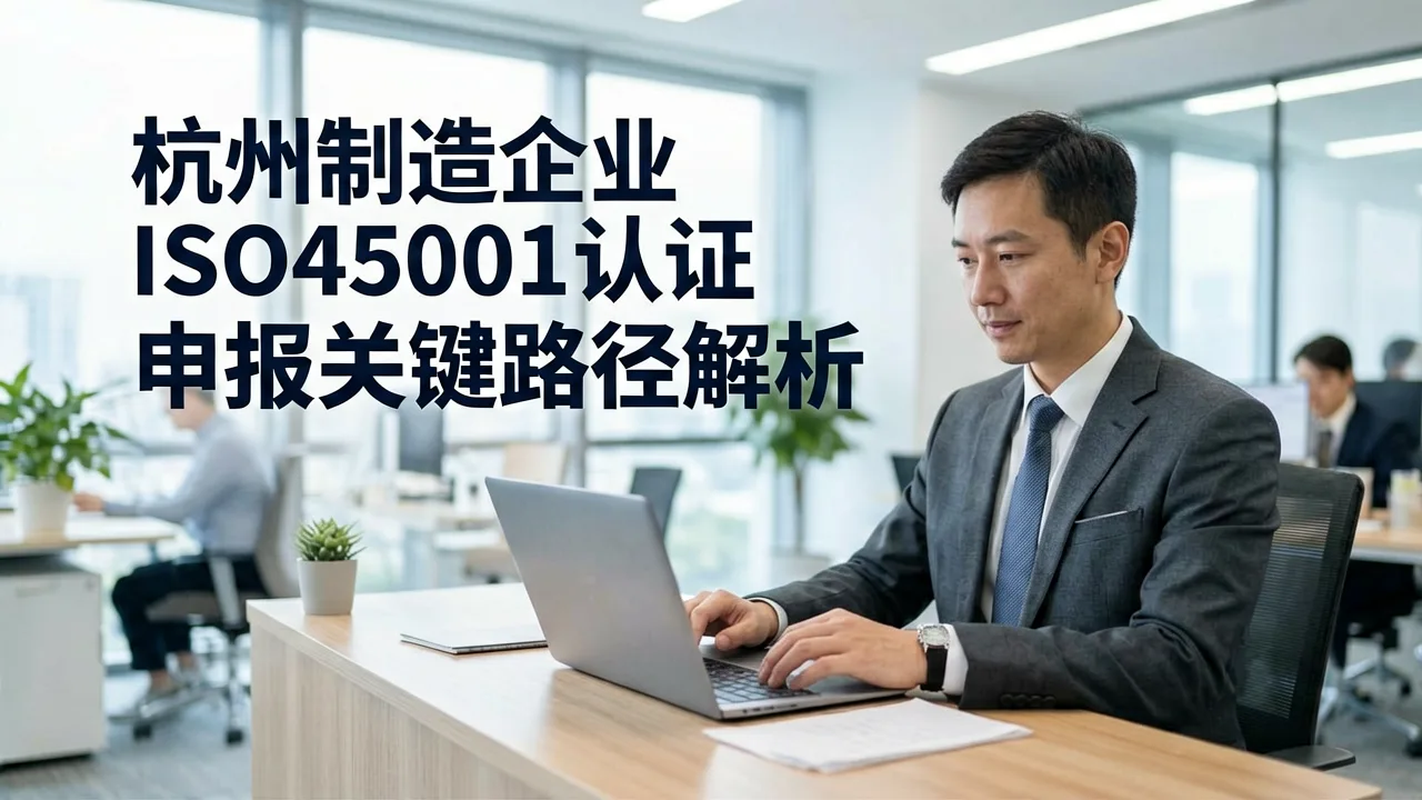 杭州制造企业ISO45001认证申报关键路径解析